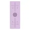 Alfombrilla de yoga de caucho natural PU esmerilado antideslizante resistente al desgaste cáscara de coco seda de coco alfombrilla tirano deportivo entrega de una sola pieza LOGOTIPO