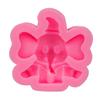 Molde de silicona para azúcar de arcilla de gota de animal de dibujos animados DIY elefante cachorro reno gato punto venta al por mayor