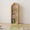 Armario y Estantería Combinados para Almacenamiento de Juguetes Infantiles Transfronterizos, Estante de Almacenamiento de Libros Ilustrados de Madera Maciza de Gran Capacidad, Armario de Almacenamiento Dos en Uno