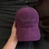 Gorra de Béisbol Azul con Bordado de Letras para Primavera y Verano para Mujer, Ala Ancha, Circunferencia de Cabeza Grande, Sombrilla, Gorra de Pico Adelgazante para Hombre