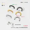 Multiespecificação Fácil de Instalar Fácil de Remover Fivela de Ponte em Arco Ferragens Maçaneta DIY Bagagem Sapatos Roupas Acessórios Fivela