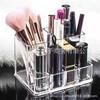 Suporte transparente para batom, caixa de armazenamento de cosméticos, caixa de armazenamento de batom, exibição de maquiagem, esmalte em pó, bolo, perfume