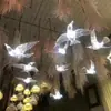Luz de Teto para Casamento Cordão Folha de Bordo Acrílica Brilhante Garça de Papel Borboleta Lustre Decoração de Casamento Decoração de Vitrine