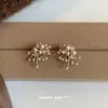 Aretes Dorados Perla Fuego Artificiales Sunnyzoo: Pendientes Brillantes, de Nicho y de Gama Alta.