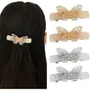 Horquilla de Flor de Plagerum Galvanizada Transfronteriza Parte Trasera de la Cabeza Cabello Mariposa Diadema Exagerada Accesorios para el Cabello Sentido del Diseño Joyería Horquilla para el Cabello