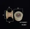 Roda de Polia com Rolamento de Nylon em U Roda de Trilho Guia de Cabo de Aço Roda de Polia de Nylon Rolo Ranhurado Roda de Plástico Roda Guia