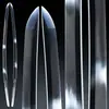 Hoja sin afilar de acero de alto manganeso de 26 pulgadas con espiga integrada para katana japonesa y espada larga de iaido, accesorios DIY, sin afilar