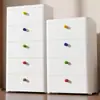 Gabinete de Almacenamiento Doméstico de Plástico de Múltiples Niveles Tipo Cajón Gabinete de Almacenamiento para Mesita de Noche de Dormitorio Gabinete de Almacenamiento Estante Organizador para Ropa y Artículos Varios