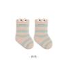 Calcetines de Bebé para Otoño e Invierno, Forrados de Felpa y Engrosados, Clase A para Recién Nacidos, Sin Costuras, Hasta la Mitad de la Pantorrilla, Felpa de Coral, Diseño de Dibujos Animados