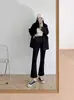Calças de maternidade para primavera e outono, calças pantalona de novo estilo para grávidas, confortáveis para exercícios durante a gravidez, leggings para grávidas baixinhas