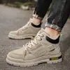 Zapatos de Hombre de Caña Alta 2026 Invierno con Felpa Gruesa Calientes de Algodón Suela Gruesa Aumentadores de Altura Antideslizantes Botas Martin KS8893-1M