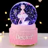 Princesa de Ensueño Kuku Mi Bola de Cristal Caja de Música Giratoria Caja de Música Regalo de Cumpleaños para Niños Niñas Niña Pequeña