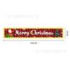 Banner de Feliz Navidad 2026 Estilo Nuevo Tela de Fondo Decoraciones para Fiesta Navideña Muñeco de Nieve Papá Noel con Tiras de Luz