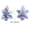 Flor de Orquídea Mariposa Simulada Cabeza de Flor Tacto PU Pasador Guirnalda Boda Decoración DIY Decoración Fabricantes Mayorista