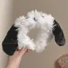 Diadema de Peluche Antideslizante Linda para Lavado de Cara 2026 Nuevo Estilo Diadema para Mujeres Aplicación de Mascarilla Goma para el Pelo Pinza para el Pelo Tocado