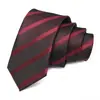 Bestseller transfronterizo, corbata estrecha para hombre de 6 cm, corbata de rayas casual, corbata para hombre hecha a medida, al por mayor en stock, muestra disponible en 7 días
