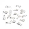 Clip de unión de cuerda de cuero de 2 mm, clip de hierro, clip, collar, pulsera, hebilla de conexión, material para joyería DIY hecho a mano, accesorios