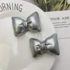 Acessórios de Laço Coloridos em Couro DIY para Roupas Acessórios de Cabelo Laço Estéreo de PU Preenchido com Algodão Sapatos e Meias Decoração para Capa de Celular