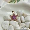 Pingente de estrela-do-mar clássico DIY acessórios de joia de liga acessórios para cabelo chaveiro brinquedo infantil acessórios de material decorativo