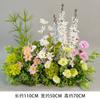 Arreglo Floral Jardín de Monet Boda Arreglo Floral Simulado Boda Escenario Camino Arreglo Floral Flor de Paisaje Interior Flor Artificial