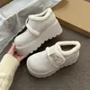 Zapatos de Algodón Estilo Birkenstock con Plataforma Gruesa de 8 cm para Mujer, Nuevo Modelo Invierno 2026, Zapatos Peludos Cálidos para Personas Menudas