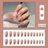 Venta al por mayor directa de fábrica parche para decoración de uñas color sólido uñas cortas largas removibles a mapa muestras se pueden diseñar