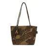 Bolso de Mano Estampado de Leopardo para Mujer Gran Capacidad 2026 Nuevo Otoño Invierno Retro Hombro Único Bolso Madre-Hijo Estampado para Viajes al Trabajo Bolso Tote Debajo del Brazo