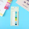 1600 pegatinas transfronterizas 8 combinaciones más vendidas todas pegatinas de índice en inglés estilo ins notas post-it transparentes notas creativas nuevas