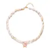 Producto Nuevo de Venta Caliente Transfronterizo Estilo Bohemio Verano Collar de Concha Marina Estrella de Mar Joyería Estilo Vacaciones en la Playa junto al Mar