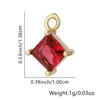 Ouro Banhado em Cobre Zircônia Incrustada Flor de Seis Pétalas Trevo de Quatro Folhas Argola Dupla Brincos Colar Pulseira Acessórios para Joias DIY Pingente