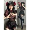 Zhonghua Niang Cheongsam Headwear Avental Sexy Underwear Paixão Sem Tentação Japonês Retro Saia de Verão