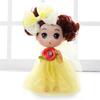 12cm Vestido de Noiva Boneca Fantasia Infantil Novo Modelo Pingente Chaveiro Bolo Assar Atacado Brinquedo da Moda para Meninas