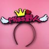 Diadema Digital Accesorios para el Cabello Divertido Venta Lindo Diadema Ayuda Concierto Ancla Celebridad en Línea diy Cueva de Cabello Personalización