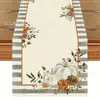 Venta Caliente Transfronteriza Camino de Mesa de Calabaza de Otoño Impresión de Alta Definición Hoja de Arce Piña Decoración de Festival Camino de Mesa Atmósfera del Hogar En Stock