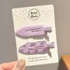 Pinzas para el pelo de helado para niñas, Pinzas laterales lindas para flequillo de bebé, Pinzas de pico de pato, Accesorios para el cabello