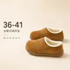 2026 Año Muller Zapatillas de Felpa para Patatas Pequeñas Aumentador de Altura Zapatos Birkenstock Cobertura Total Forradas de Felpa Suela Gruesa Zapatos de Algodón Cálidos Birkenstock Mujer