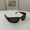Óculos de Sol Punk Tecnológicos para Homens e Mulheres, Modernos e Estilosos, Estilo de Rua de Influenciador, Óculos de Sol Funcionais Retrô Europeus e Americanos
