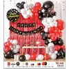 Set de Globos de Cumpleaños en Español Amazon Transfronterizo Cortina de Lluvia Decoración de Fondo Set de Arco de Globos para Fiesta