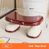 Taburete de Inodoro para Uso Doméstico, Ayuda para Inodoro en Cuclillas, Pedal de Plástico Engrosado, Taburete de Baño, Taburete Antideslizante para Pies de Baño para Niños