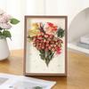 Novo Porta-Retrato Tridimensional Oco, Suporte para Exibição de Espécimes de Flores Secas DIY Feito à Mão, Decoração de Flores Eternas para Montagem na Parede, Estilo para Pendurar na Parede
