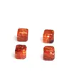 Marca Famosa Cristal Flor Roja Natural Cubos de Hielo Flor Roja Azúcar Cubos Cuentas Sueltas Fábrica Mayorista Venta Directa