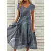 Transfronterizo 2022 transfronterizo Europa y Estados Unidos verano nuevo ropa de mujer vestido urbano ocio moda tejido costura ropa de mujer