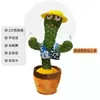 Cacto Dançante Que Pode Cantar, Falar, Dançar e Se Mexer; Brinquedo de Pelúcia; Brinquedo Elétrico Balançante; Função de Gravação
