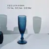 Série Azul Royal Decorações de Vitrine para Banquete Familiar Copo de Água de Grande Capacidade Excedente de Presente Taça de Sobremesa