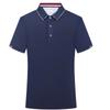 Ropa de trabajo de seda de hielo de manga corta, polo, ropa de trabajo personalizada, camiseta de actividades, camiseta cultural publicitaria, ropa de clase, bordado de logotipos