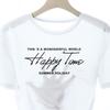 2024 Ice Silk T-shirt All-match Impresso Malha Slim Look Fino Verão Gola Redonda Secagem Rápida Camiseta de Manga Curta Masculina L-8XL