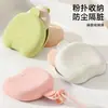 Bolsa de almacenamiento para esponja de cojín de aire, silicona, anti-suciedad, a prueba de polvo, apta para viajes, portátil, transpirable, estuche protector para esponja de maquillaje