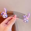 Artefato de cabelo quebrado para mulheres e crianças Cabelo Pin Traseira da Cabeça Invisível Pente Pontiagudo Bebê Acabamento Bangs Quebrado Pente Headwear Meninas