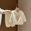 Conjunto de Ropa para el Hogar de Niña Otoño e Invierno, Ropa de Bebé Elegante, Marca de Moda, Pijamas de Dibujos Animados con Lunares, Forrados de Polar y Engrosados