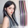 Extensões de Cabelo com Clip-In de Cor Única para Mechas, Extensões de Cabelo Liso, Ferramenta de Tintura de Cabelo da Moda para Raízes